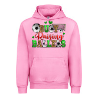 Fuchsia Pink busy raising ballers soccer Urban Hoodie - Zillion Design Studio