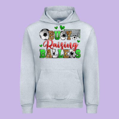 Busy Raising Ballers Soccer Urban Hoodie Designed By Zillion Design Studio