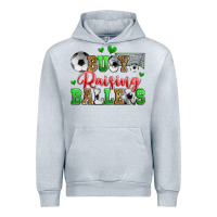 Heather Grey busy raising ballers soccer Urban Hoodie - Zillion Design Studio