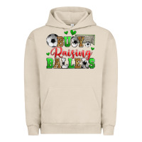 Pigment French Oak busy raising ballers soccer Urban Hoodie - Zillion Design Studio