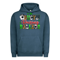 Pigment Midnight Navy busy raising ballers soccer Urban Hoodie - Zillion Design Studio