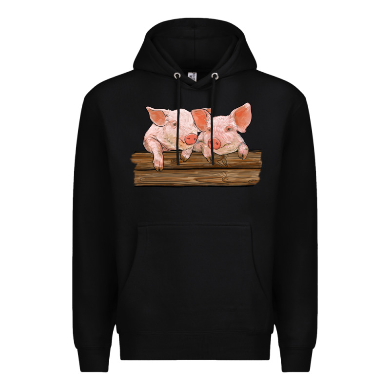 Barn Pigs Premium Hoodie by RanaPortraitStore | Teevron