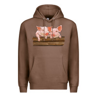 Chestnut barn pigs Premium Hoodie - RanaPortraitStore
