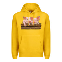 Lemon barn pigs Premium Hoodie - RanaPortraitStore