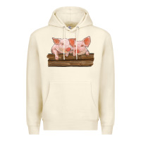 Sandshell barn pigs Premium Hoodie - RanaPortraitStore