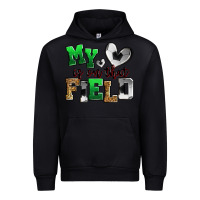 Black my heart is on that field soccer Urban Hoodie - Zillion Design Studio