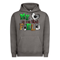 Pigment Tornado my heart is on that field soccer Urban Hoodie - Zillion Design Studio