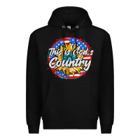 Black this is god's country Premium Hoodie - AdoDesignShop