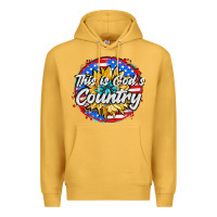 Mustard this is god's country Premium Hoodie - AdoDesignShop