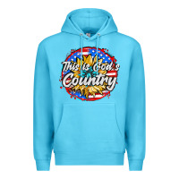 Ocean Blue this is god's country Premium Hoodie - AdoDesignShop