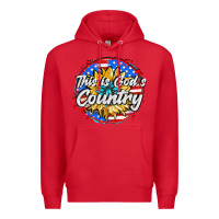 Red this is god's country Premium Hoodie - AdoDesignShop