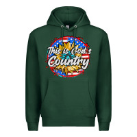 Sports Green this is god's country Premium Hoodie - AdoDesignShop