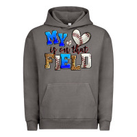 Pigment Tornado my heart is on that field baseball Urban Hoodie - Zillion Design Studio