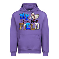 Tulip my heart is on that field baseball Urban Hoodie - Zillion Design Studio