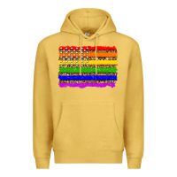 Antique Gold lgbtq and usa flag Premium Hoodie - Zillion Design Studio