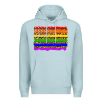 Blue Mist lgbtq and usa flag Premium Hoodie - Zillion Design Studio