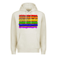 Oatmeal Heather lgbtq and usa flag Premium Hoodie - Zillion Design Studio