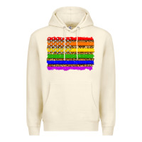 Sandshell lgbtq and usa flag Premium Hoodie - Zillion Design Studio