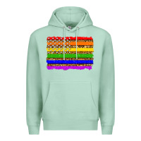 Seafoam lgbtq and usa flag Premium Hoodie - Zillion Design Studio