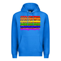 True Royal lgbtq and usa flag Premium Hoodie - Zillion Design Studio