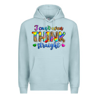 Blue Mist i can't even think straight Premium Hoodie - Zillion Design Studio