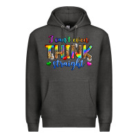 Charcoal Heather i can't even think straight Premium Hoodie - Zillion Design Studio