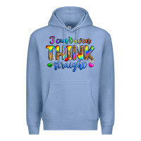 Colony Blue i can't even think straight Premium Hoodie - Zillion Design Studio