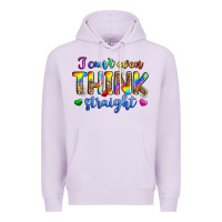 Lilac i can't even think straight Premium Hoodie - Zillion Design Studio