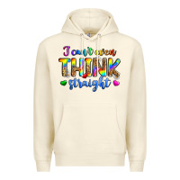 Sandshell i can't even think straight Premium Hoodie - Zillion Design Studio