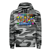 Slate Camo i can't even think straight Premium Hoodie - Zillion Design Studio