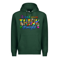 Sports Green i can't even think straight Premium Hoodie - Zillion Design Studio