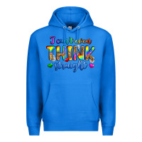 True Royal i can't even think straight Premium Hoodie - Zillion Design Studio