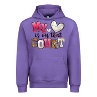 Tulip my heart is on that court volleyball Urban Hoodie - Zillion Design Studio