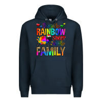Navy i am the rainbow sheep of the family Premium Hoodie - Zillion Design Studio