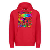 Red i am the rainbow sheep of the family Premium Hoodie - Zillion Design Studio