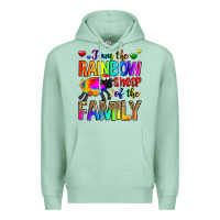 Seafoam i am the rainbow sheep of the family Premium Hoodie - Zillion Design Studio