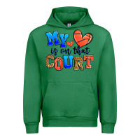 Emerald my heart is on that court basketball Urban Hoodie - Zillion Design Studio