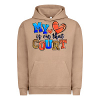 Pigment Burro my heart is on that court basketball Urban Hoodie - Zillion Design Studio