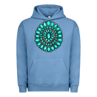 Pigment Pebble Blue gemstone jewelry Urban Hoodie - RanaPortraitStore