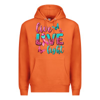 Carrot Live Love Fight Breast Cancer Premium Hoodie - texasbilliewilder