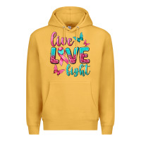 Live Love Fight Breast Cancer Premium Hoodie | Teevron