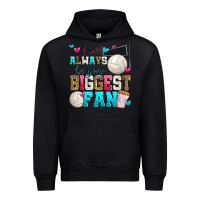 Black i will always be your biggest fan volleyball Urban Hoodie - Zillion Design Studio