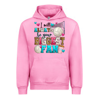 Fuchsia Pink i will always be your biggest fan volleyball Urban Hoodie - Zillion Design Studio