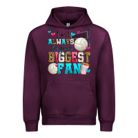 Mauve Wine i will always be your biggest fan volleyball Urban Hoodie - Zillion Design Studio