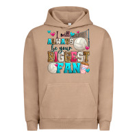 Pigment Burro i will always be your biggest fan volleyball Urban Hoodie - Zillion Design Studio