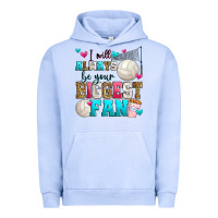 Pigment Grape Ice i will always be your biggest fan volleyball Urban Hoodie - Zillion Design Studio