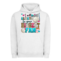 Pigment Lunar Rock i will always be your biggest fan volleyball Urban Hoodie - Zillion Design Studio