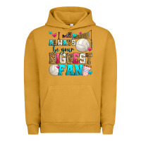 Pigment Peanut Butter i will always be your biggest fan volleyball Urban Hoodie - Zillion Design Studio