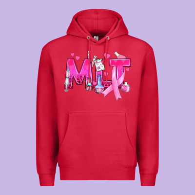 Medical Laboratory Technician Breast Cancer Premium Hoodie Designed By Texasbilliewilder