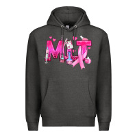 Charcoal Heather Medical Laboratory Technician Breast Cancer Premium Hoodie - texasbilliewilder